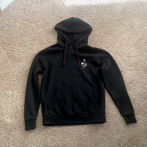 Men’s Medium black hoodie with design